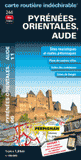 Pyrénées-Orientales, Aude. 1/180 000