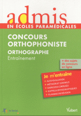 Concours orthophoniste, orthographe. Entraînement