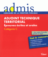 Adjoint technique territorial. Epreuves écrites et orales, Catégorie C