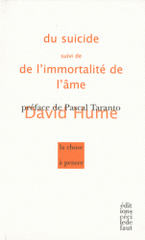 Du suicide suivi de De L'immortalité de l'âme