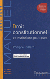 Droit constitutionnel et institutions politiques
édition 2010-2011