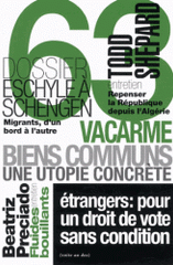 Vacarme N° 63, avril-juin 20