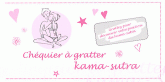 Chéquier à gratter Kama-Sutra
