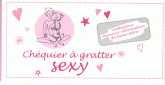 Chéquier à gratter sexy