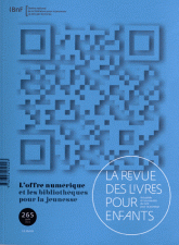 La revue des livres pour enfants N° 265, juin 2012
L'offre numérique et les bibliothèques pour la jeunesse