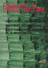 Exercice(s) d'architecture N° 4
L'appropriation
