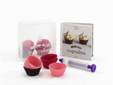 Mon kit cupcakes. Un livre + 10 moules + un crayon de décor