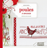 Poules et poulettes au point de croix