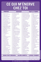 Ce qui m'énerve chez toi