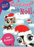 Coloriage codés Noël Littlest Petshop