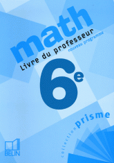 Math 6e. Livre du professeur