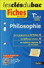 Philosophie Tles L, ES, S. Fiches détachables