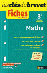 Maths 3e. Fiches détachables