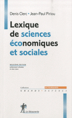 Lexique de sciences économiques et sociales
9e édition revue et corrigée