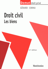 Droit civil. Les biens
13e édition