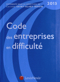 Code des entreprises en difficulté
Edition 2013
