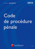 Pack en 2 volumes. Code de procédure pénale 2013 ; Code de la sécurité intérieure