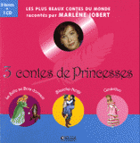 3 contes de princesses. La Belle au Bois dormant ; Blanche-Neige ; Cendrillon
avec 1 CD audio
