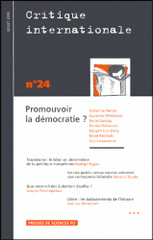 Critique internationale N° 24, Juillet 2004
Promouvoir la démocratie ?