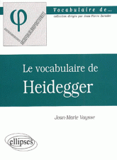 Le vocabulaire de Heidegger