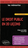 Le droit public en 20 leçons
3 édition