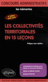 Les collectivités territoriales en 15 leçons
4e édition