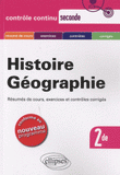 Histoire géographie Seconde. Nouveau programme