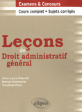 Leçons de Droit administratif général
