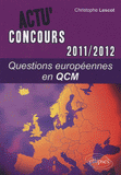 Questions européennes en QCM 2011-2012