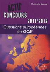 Questions européennes en QCM 2011-2012