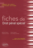 Fiches de Droit pénal spécial. Rappels de cours et exercices corrigés