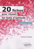 20 fiches pour réussir des tests d'aptitude Concours IFAP