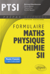 Formulaire PTSI mathématiques physique-chimie SII