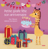 Petite girafe fête son anniversaire