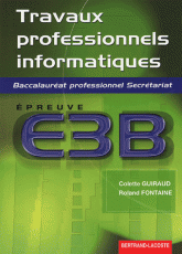 Travaux professionnels sur poste informatique Bac pro secrétariat