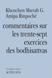 Commentaires sur les trente-sept exercices des boddhisattvas de Thogmet Zangpo