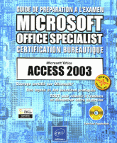 Access 2003
avec 1 Cédérom