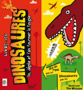 Dinosaures. Lis, déplie et fais tourner la toupie