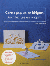 Carte pop-up en kirigami. Architecture en origami