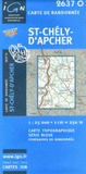 Saint-Chély-d'Apcher. 1/25 000