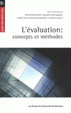 L'évalutation : concepts et méthodes