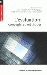 L'évalutation : concepts et méthodes