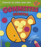 Colorier et coller avec des gommettes geantes