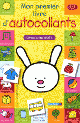 Mon premier livre d'autocollants avec des mots