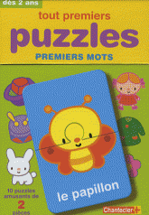 Tout premiers puzzles : premiers mots (dès 2 ans)