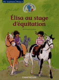 Elisa au stage d'équitation