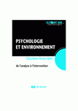 Psychologie et environnement. Des concepts aux applications