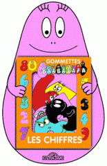 Barbapapa gommettes Les chiffres