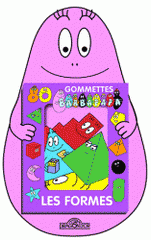 Barbapapa gommettes Les formes