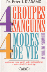 4 groupes sanguins, 4 modes de vie